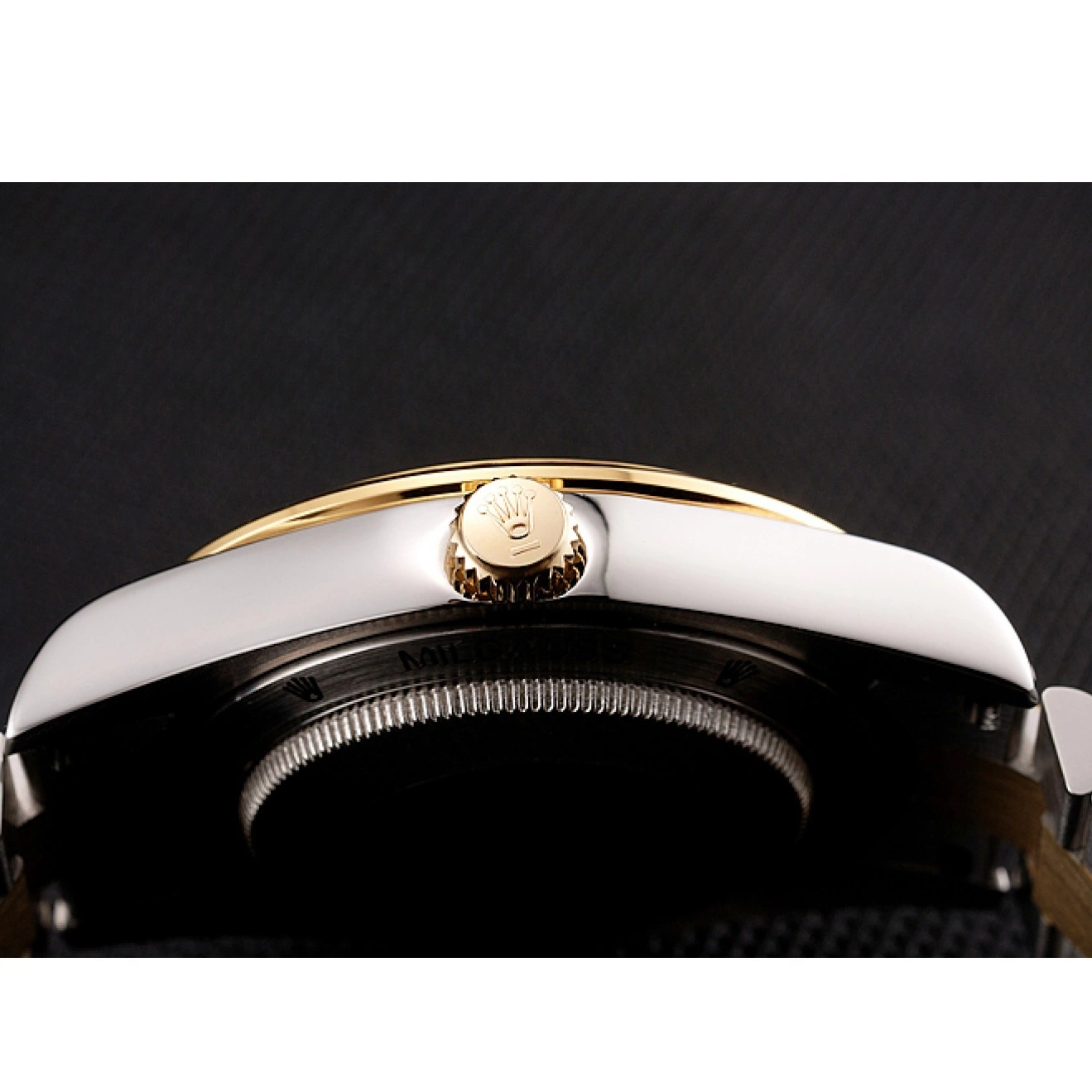 AAA Replica Watches Swiss Dial Diamonds Bracelet And 1454104 Tone Two Rubies Rolex Champagne Day-Date 0517